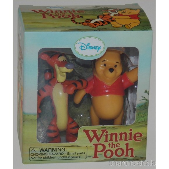 Disney Toys Winnie The Pooh Tigger Figurines Lot Of 2 Mega Mini Kit